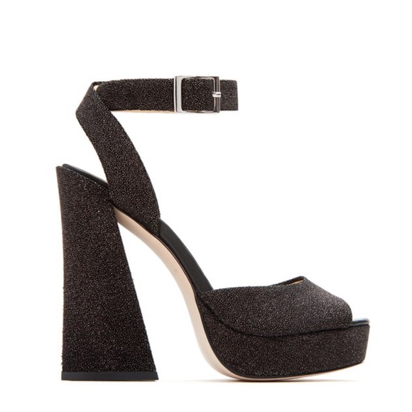 Illusion Sky High Block Chunky Heel Platform - Picture 4 of 7